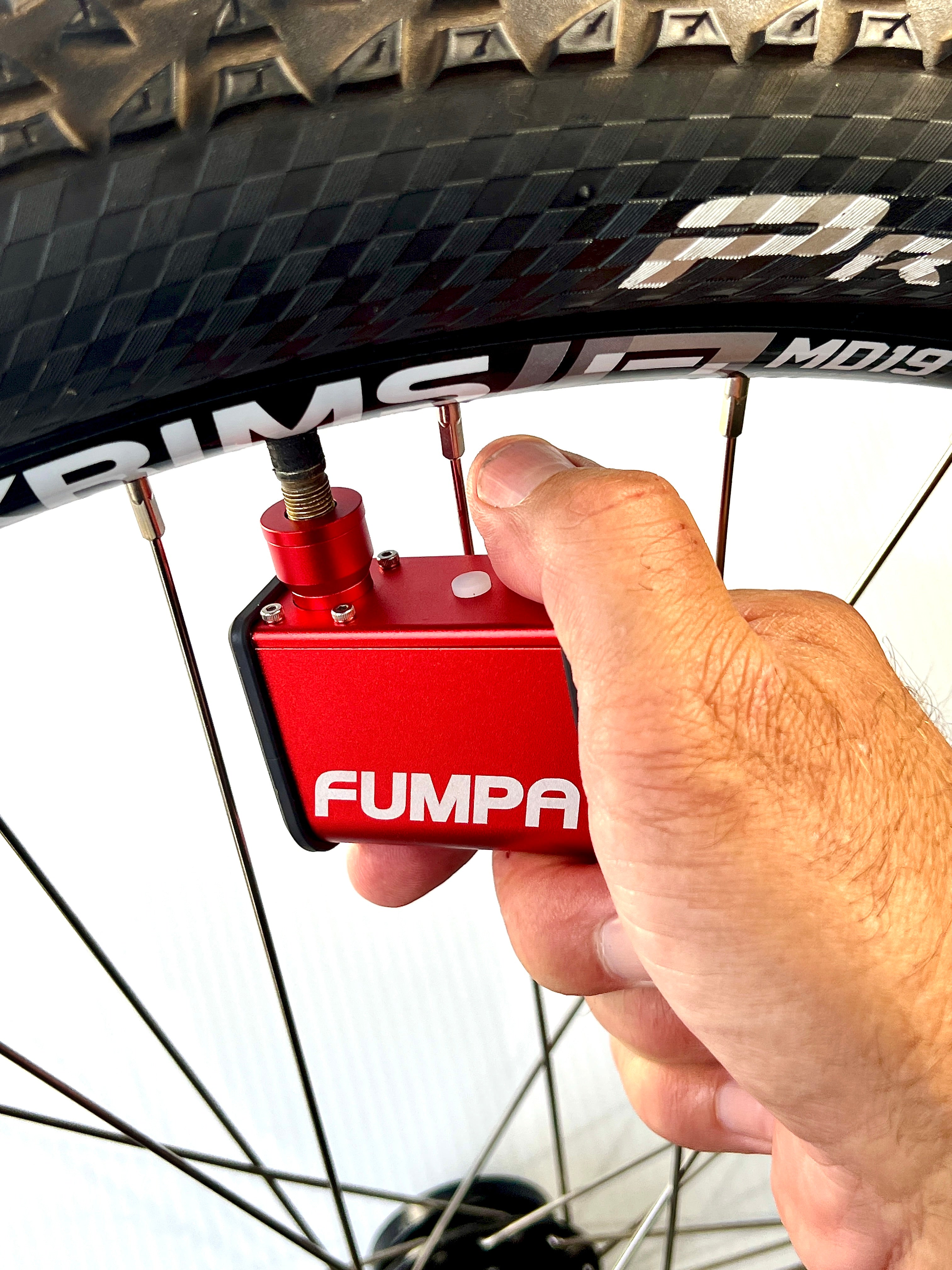 Fumpa Nano: tiny, minimalist, 120psi bike pump, beautifully hand made