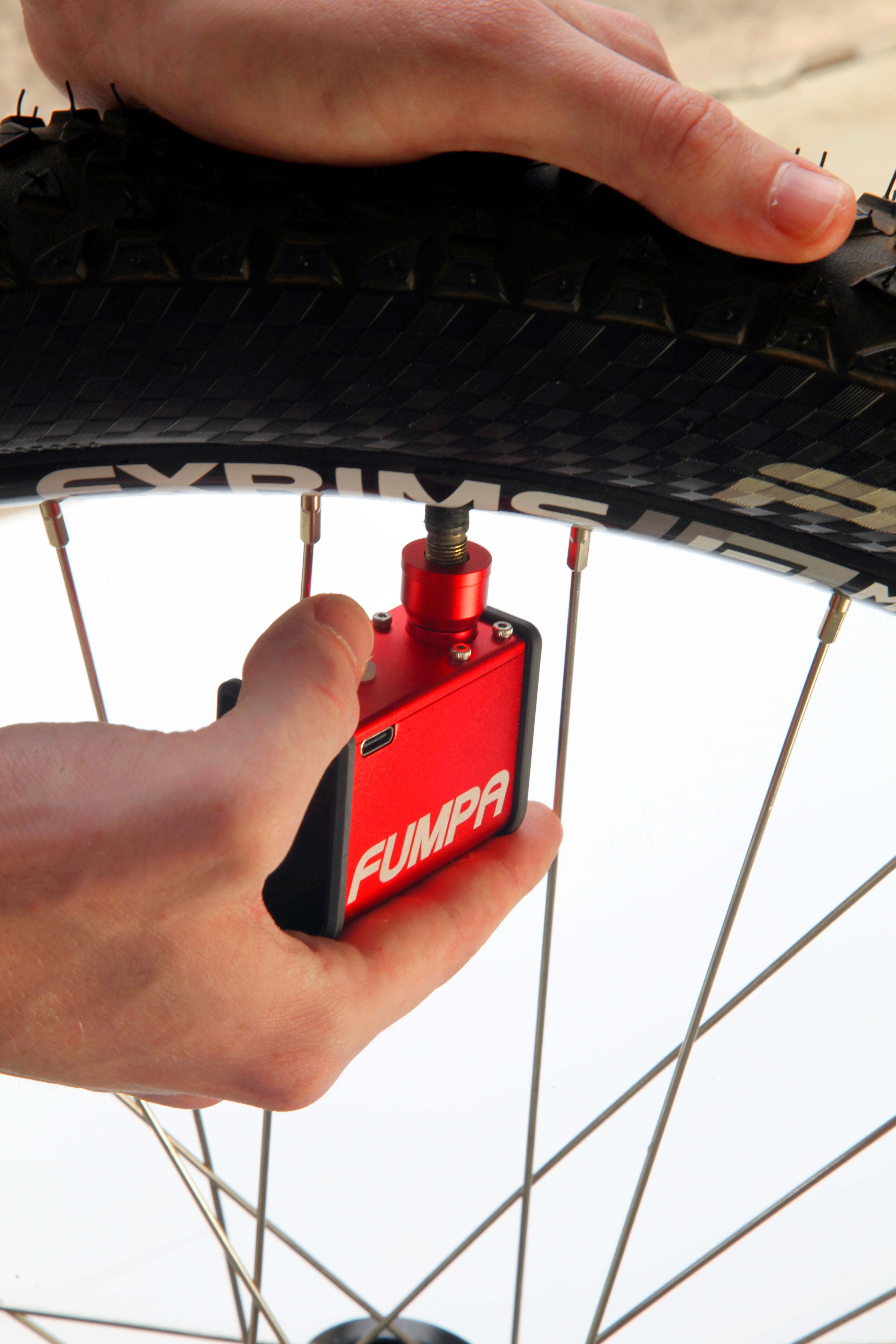 Fumpa Nano: tiny, minimalist, 120psi bike pump, beautifully hand made